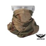 Taktikal Fileli Fular, Büyük Boy, Çöl ve kamuflaj sarı renk