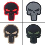 Kuru Kafa 3D Silikon Patch, 4 Renk