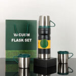 VACUUM FLASK 680 ML. 3 BARDAKLI TERMOS