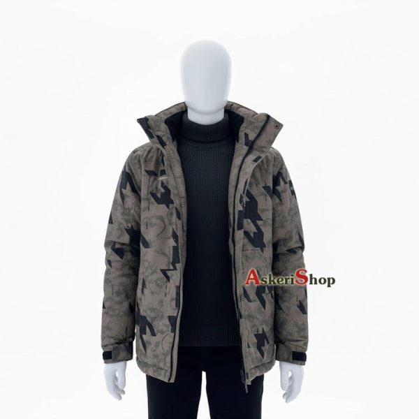 CLM Kamuflaj Desenli 2 si 1 Polarlı outdoor Mont