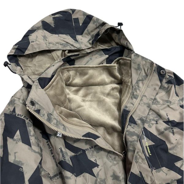 CLM Kamuflaj Desenli 2 si 1 Polarlı outdoor Mont - Görsel 6