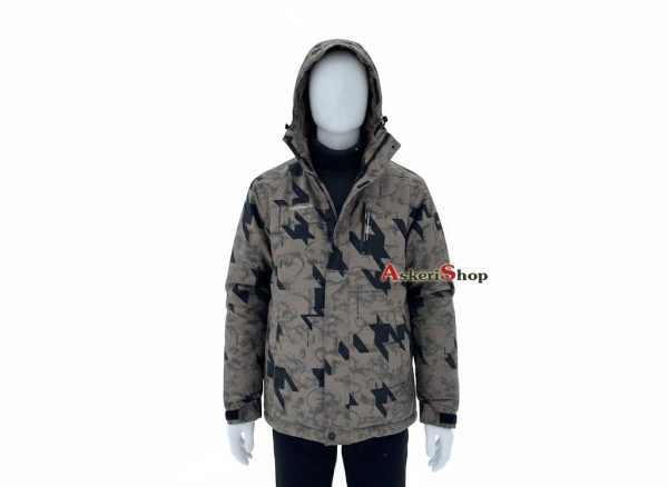 CLM Kamuflaj Desenli 2 si 1 Polarlı outdoor Mont - Görsel 4
