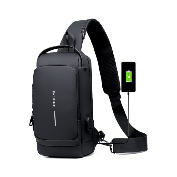 Fasıon Usbli Ve Şifreli Omuz Çantası